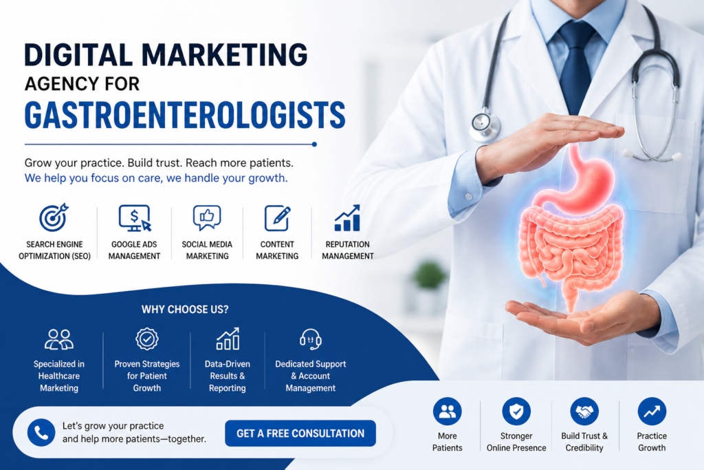 Digital Marketing Agency for Gastroenterologist Hospital