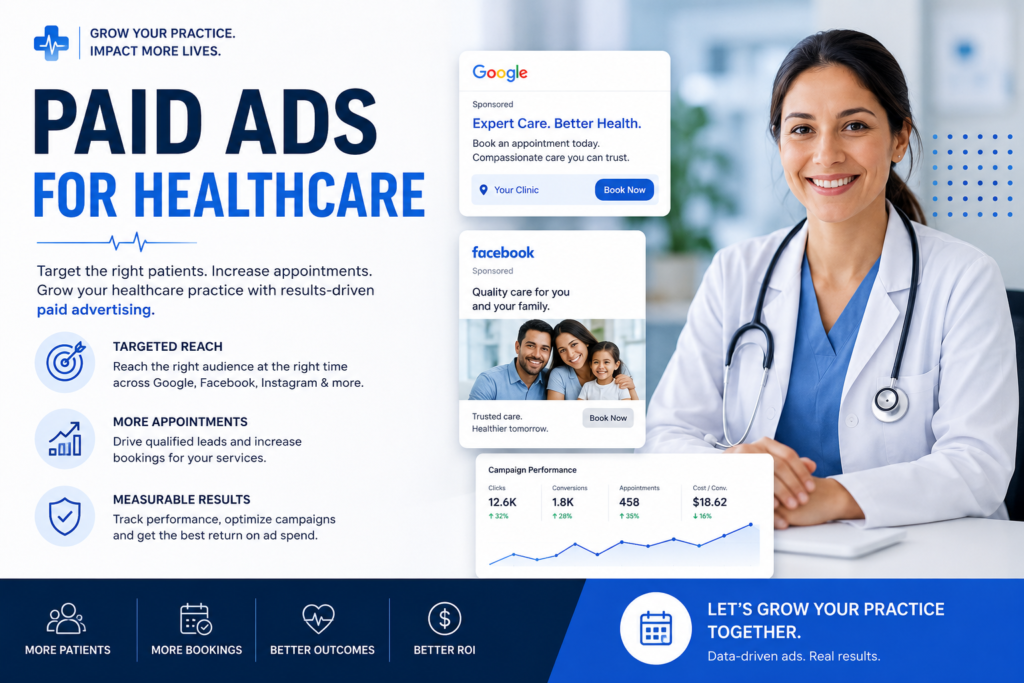 paid ads for ent hospital